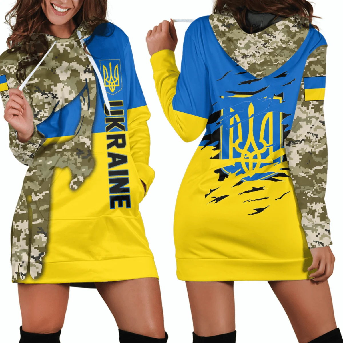 Ukraine Trident 3D Women Hoodie Dress Custom Name Retro Harajuku 3D Printed Flag Pullover Casual Sexy Women Hoodie Dress
Ukraine Trident 3D Women Hoodie Dress Custom Name Retro Harajuku 3D Printed Flag Pullover Casual Sexy Women Hoodie Dress