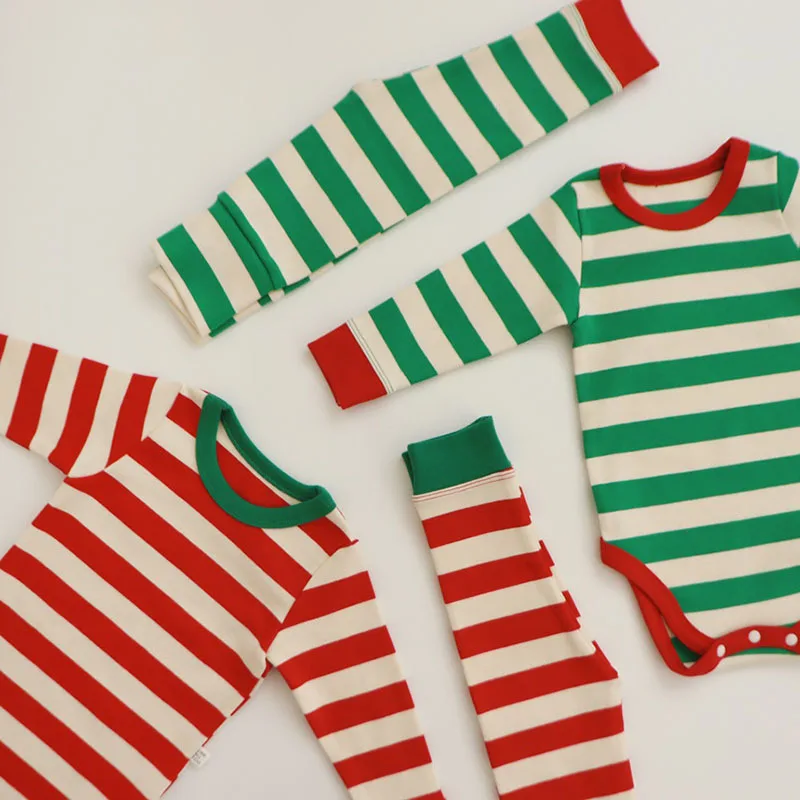 Christmas Baby Clothes Winter Newborns Striped Cotton Bobysuit + Pant Set Baby New Year Costume Handsome Kids Boys Clothing sets
Christmas Baby Clothes Winter Newborns Striped Cotton Bobysuit + Pant Set Baby New Year Costume Handsome Kids Boys Clothing sets