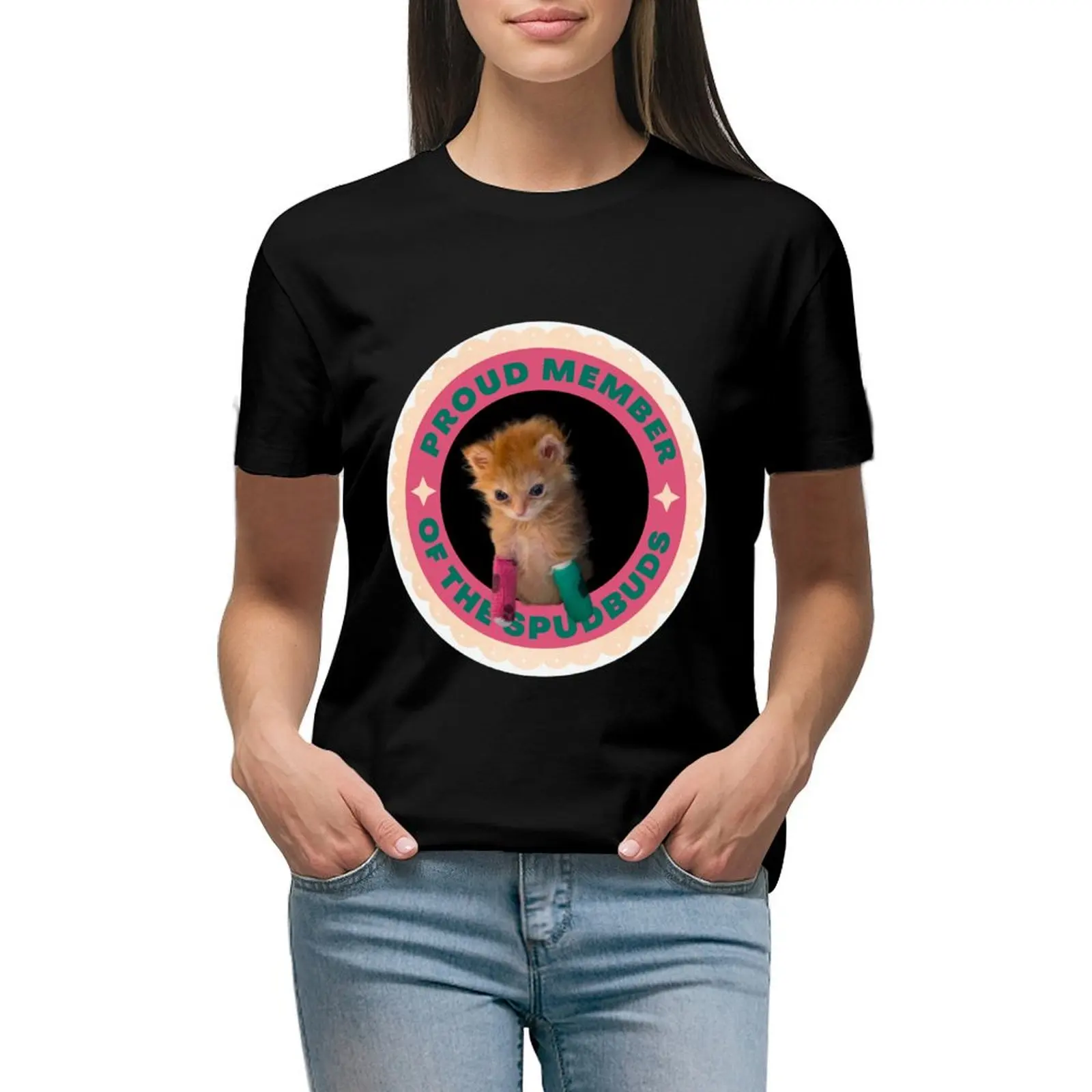 Proud Member of the Spudbuds T-Shirt anime clothes plus size tops customs design your own tops western t shirts for Women
Proud Member of the Spudbuds T-Shirt anime clothes plus size tops customs design your own tops western t shirts for Women