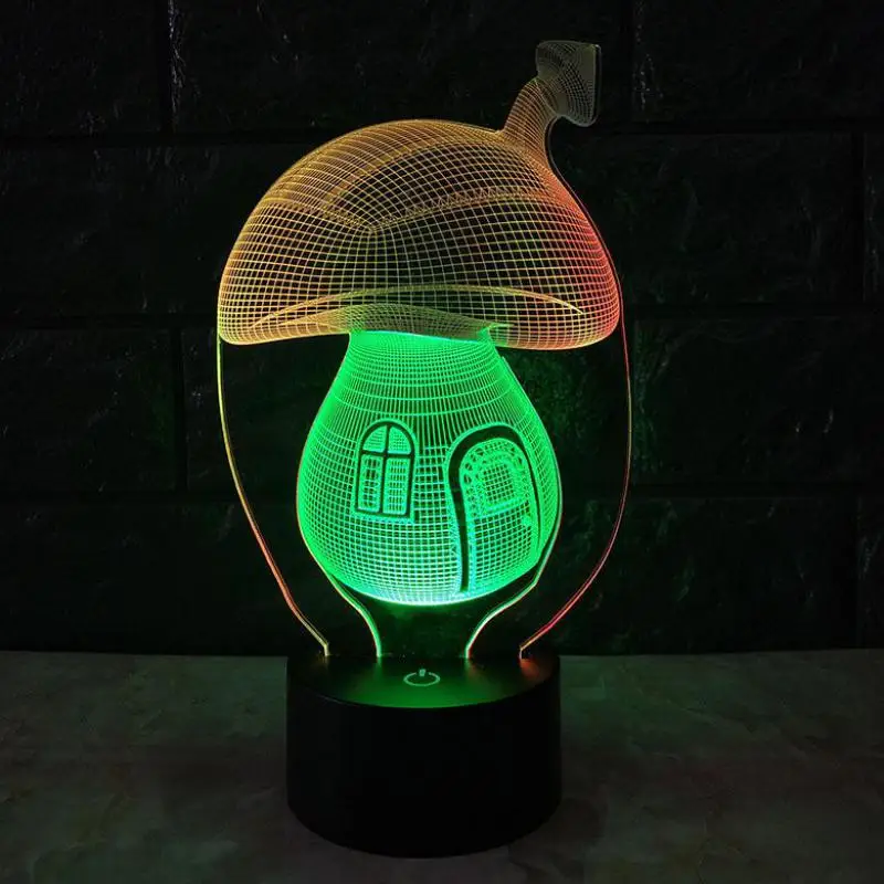 Mushroom Led 3d Night Light Lovely 7 Color Change 3d Lamp Christmas Decorations Gift For Baby Room Usb Lights
Mushroom Led 3d Night Light Lovely 7 Color Change 3d Lamp Christmas Decorations Gift For Baby Room Usb Lights