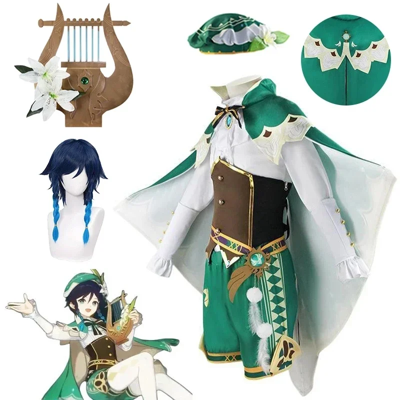 Venti Barbatos Cosplay Genshin Impact Venti Barbatos Cosplay Costume Uniform Wig Anime Halloween Costumes for Women
Venti Barbatos Cosplay Genshin Impact Venti Barbatos Cosplay Costume Uniform Wig Anime Halloween Costumes for Women