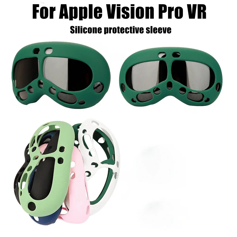 Soft VR Headset Cover Shockproof Silicone VR Protective Case Anti-scratch Dustproof for Vision Pro VR Glasses 
Soft VR Headset Cover Shockproof Silicone VR Protective Case Anti-scratch Dustproof for Vision Pro VR Glasses