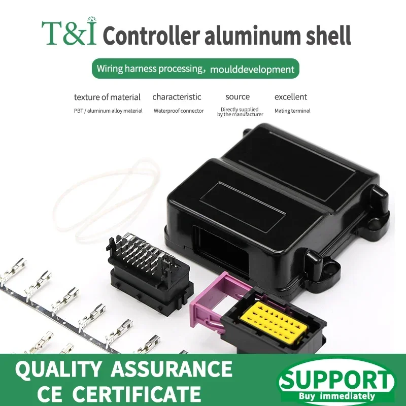 24P/39P/48P/56P/80P/90P/121P/154Pin ECU Sealed Automotive FCI Auto Connector aluminum shell PCB control system with terminals
24P/39P/48P/56P/80P/90P/121P/154Pin ECU Sealed Automotive FCI Auto Connector aluminum shell PCB control system with terminals