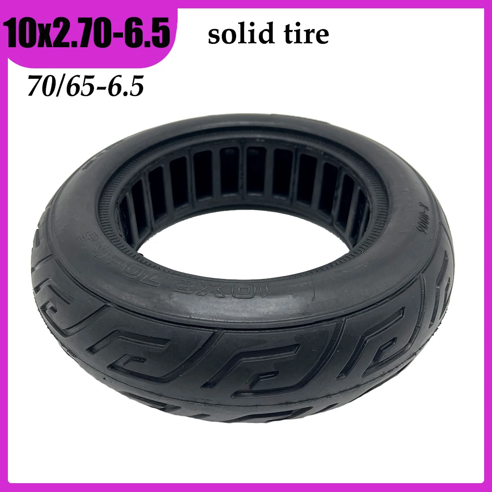 10x2.70-6.5 Solid Tire 70/65-6.5 Tubeless Non-pneumatic Tyre High Elastic Hollow Tire Parts for Electric Scooter
10x2.70-6.5 Solid Tire 70/65-6.5 Tubeless Non-pneumatic Tyre High Elastic Hollow Tire Parts for Electric Scooter