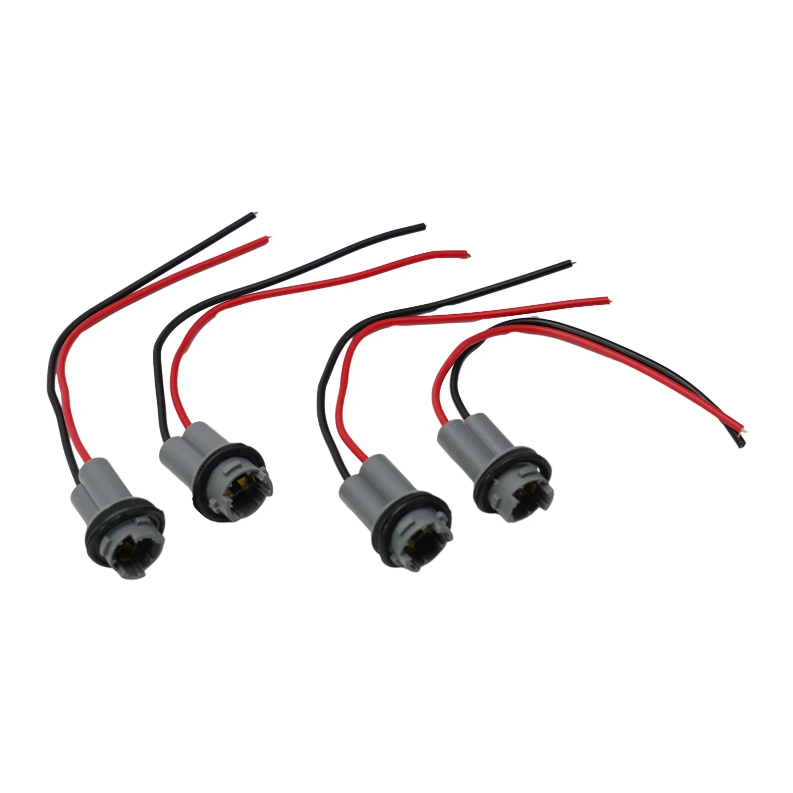 135MM 4Pcs Car LED Lamp Bulb Base Holder Socket Wedge Base Light Bulb Plug Connector Socket Bulb Bundle PigTail T15 Rubber Wedge
135MM 4Pcs Car LED Lamp Bulb Base Holder Socket Wedge Base Light Bulb Plug Connector Socket Bulb Bundle PigTail T15 Rubber Wedge
