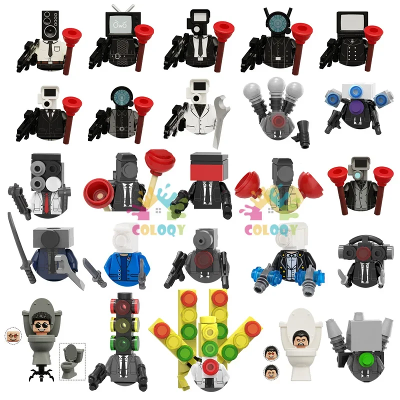 Kids Toys Skibidi Toilet Building Blocks TV Traffic Man Mini Action Figures Navidad Gifts Toys For Kids Juguetes For Christmas
Kids Toys Skibidi Toilet Building Blocks TV Traffic Man Mini Action Figures Navidad Gifts Toys For Kids Juguetes For Christmas