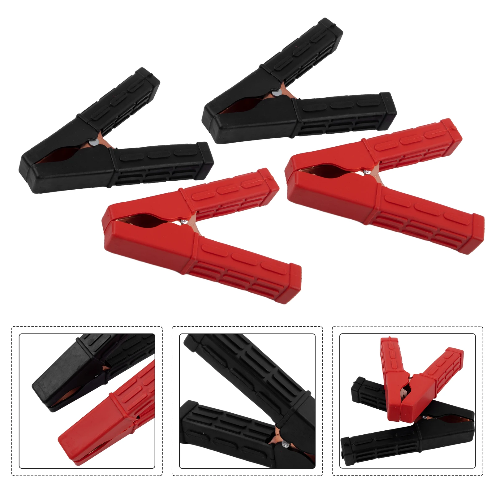 4PCS Power Replacement Jumper Cable Heavy Duty Car Battery Clamps Powerful Clip Lectric Vehicle Service Equipment
4PCS Power Replacement Jumper Cable Heavy Duty Car Battery Clamps Powerful Clip Lectric Vehicle Service Equipment