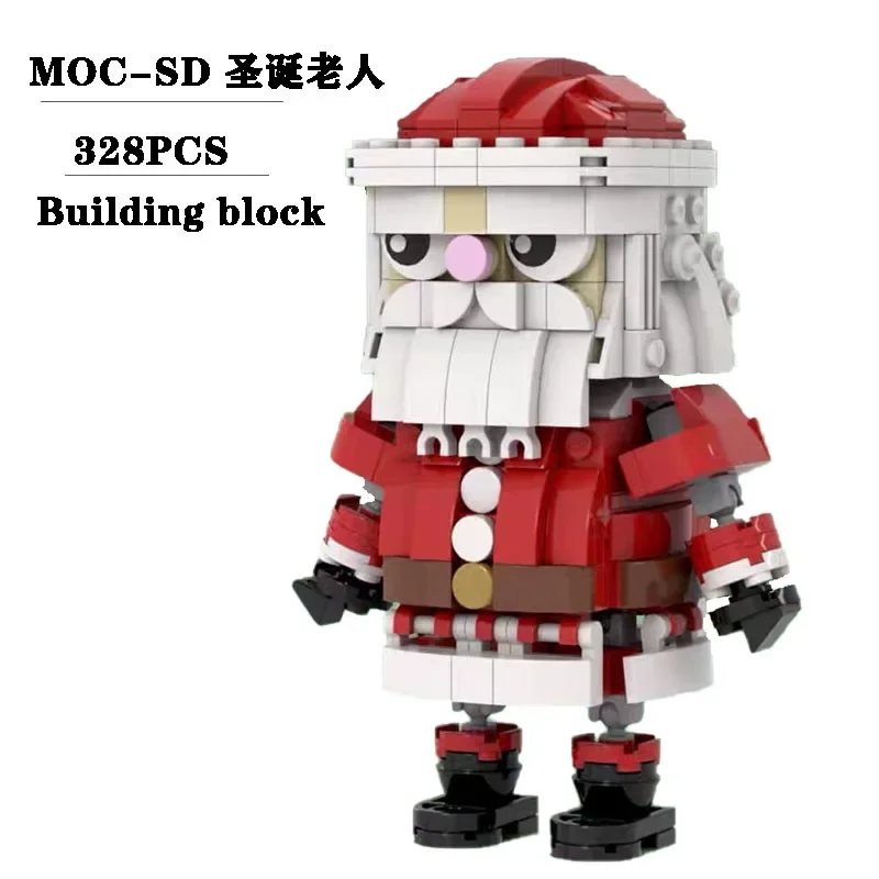 New MOC-SD Santa Claus Assembly Decoration Christmas Winter Doll Model 328PCS Adult and Children DIY Toy Birthday Christmas Gift
New MOC-SD Santa Claus Assembly Decoration Christmas Winter Doll Model 328PCS Adult and Children DIY Toy Birthday Christmas Gift