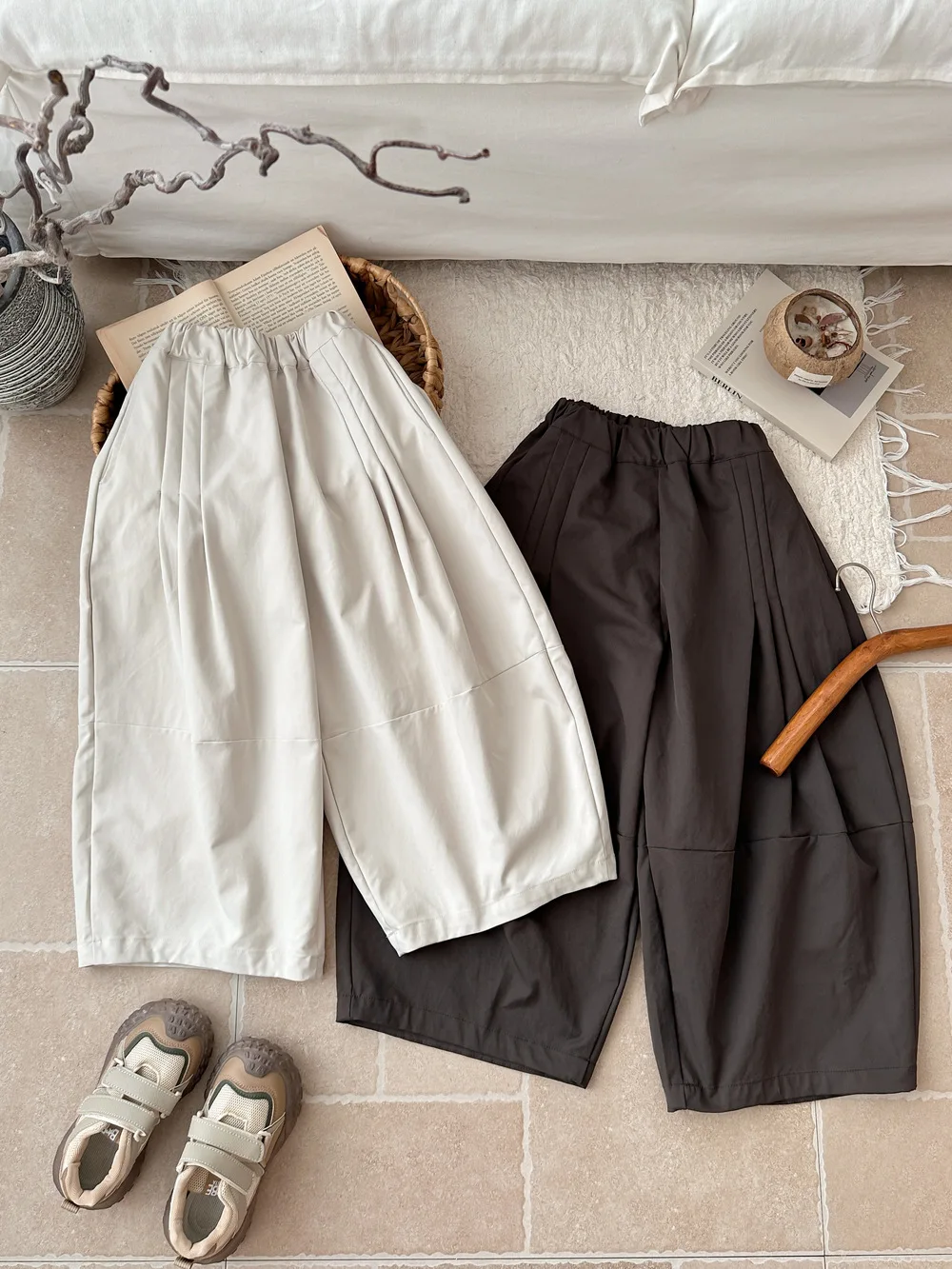 2025 Autumn New Children Loose Trousers Cotton Girls Solid Harem Pants Toddler Wide Leg Pants Boys Casual Pants Kids Clothes 19 S097d62876dee447586f4319201973f2aY