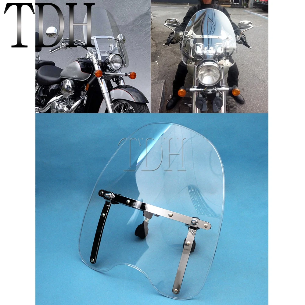 For Honda Shadow ACE Aero RS Sabre Spirit VLX 600 750 1100 Magna 700 750 CMX250C VF700C Windshield Fairing W/ 7/8"/1" Handlebars
For Honda Shadow ACE Aero RS Sabre Spirit VLX 600 750 1100 Magna 700 750 CMX250C VF700C Windshield Fairing W/ 7/8"/1" Handlebars