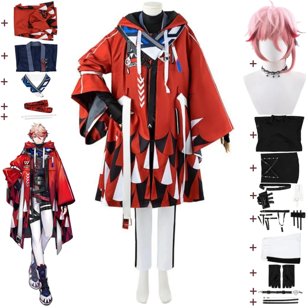 YouTuber VTuber Seraph Dazzlegarden NIJISANJI VOLTACTION косплей костюм парик аниме взрослая женщина мужская красная Униформа костюм на Хэллоуин
YouTuber VTuber Seraph Dazzlegarden NIJISANJI VOLTACTION косплей костюм парик аниме взрослая женщина мужская красная Униформа костюм на Хэллоуин