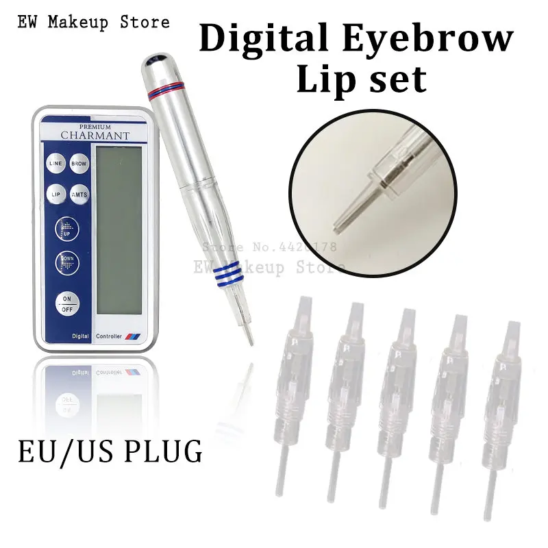 Charmant Tattoo Machine Kit Semi Permanent Rotary Makeup Machines Eyebrow Pen Tattoo Gun Intelligente Digital Eyebrow Lip Set
Charmant Tattoo Machine Kit Semi Permanent Rotary Makeup Machines Eyebrow Pen Tattoo Gun Intelligente Digital Eyebrow Lip Set