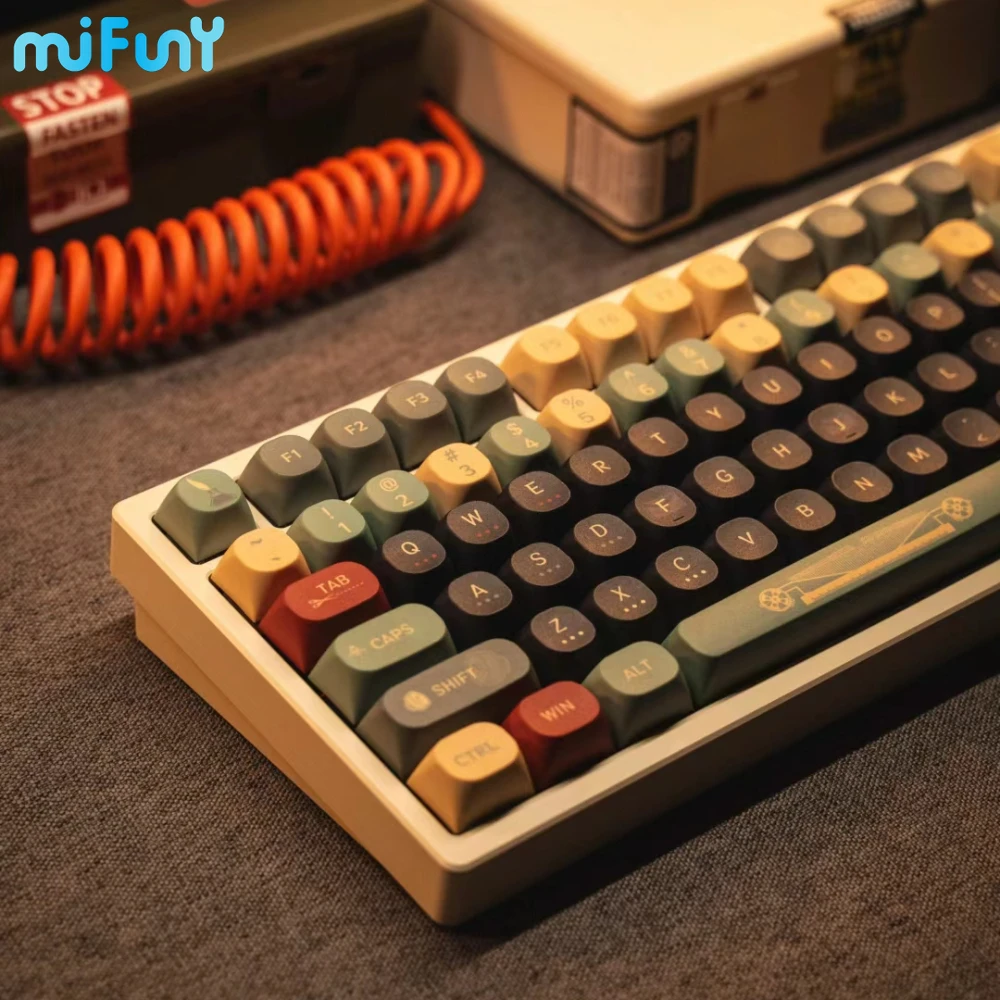

MiFuny Forgotten Letters Theme MA Profile Keycap Set PBT Original Keyboard Cap Custom KeyCap for Mechanical Keyboard Accessories