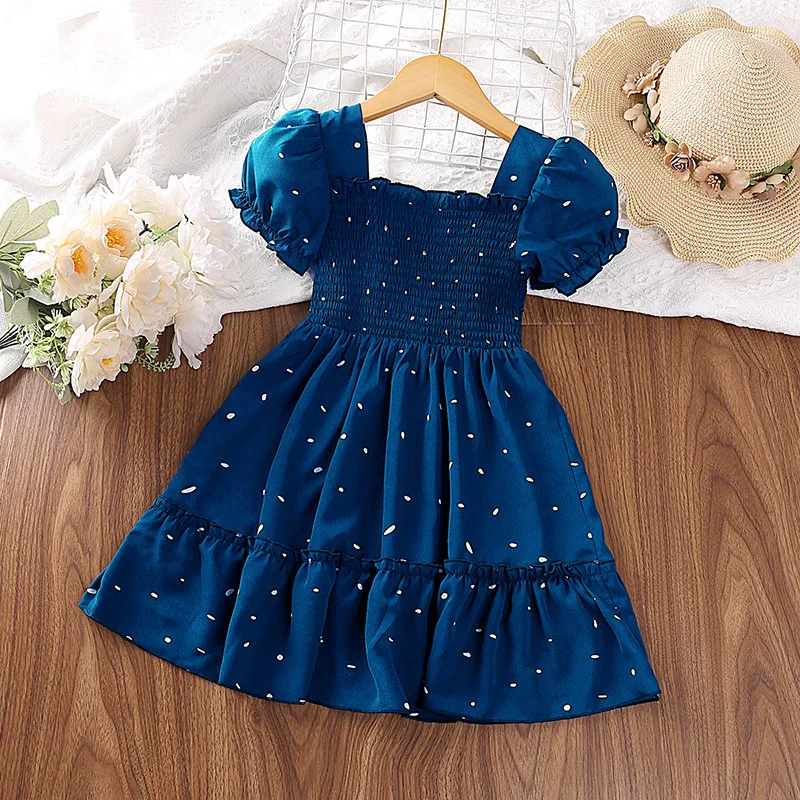 Summer New Little Girls Cute Fashion Princess Dress Baby Super Foreign Bubble Sleeve Dot Skirt Birthday Party Children Clothing
Summer New Little Girls Cute Fashion Princess Dress Baby Super Foreign Bubble Sleeve Dot Skirt Birthday Party Children Clothing