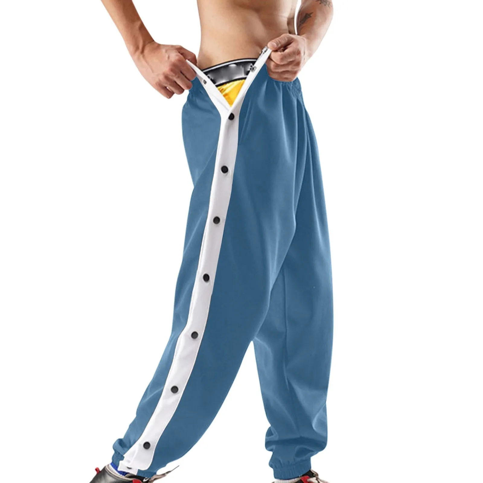 Mens Pants Hip Hop Side Open Solid Color Elastic Waist Buttons Trousers Harajuku Loose Outdoor Sports Basketball Sweatpants Male
Mens Pants Hip Hop Side Open Solid Color Elastic Waist Buttons Trousers Harajuku Loose Outdoor Sports Basketball Sweatpants Male