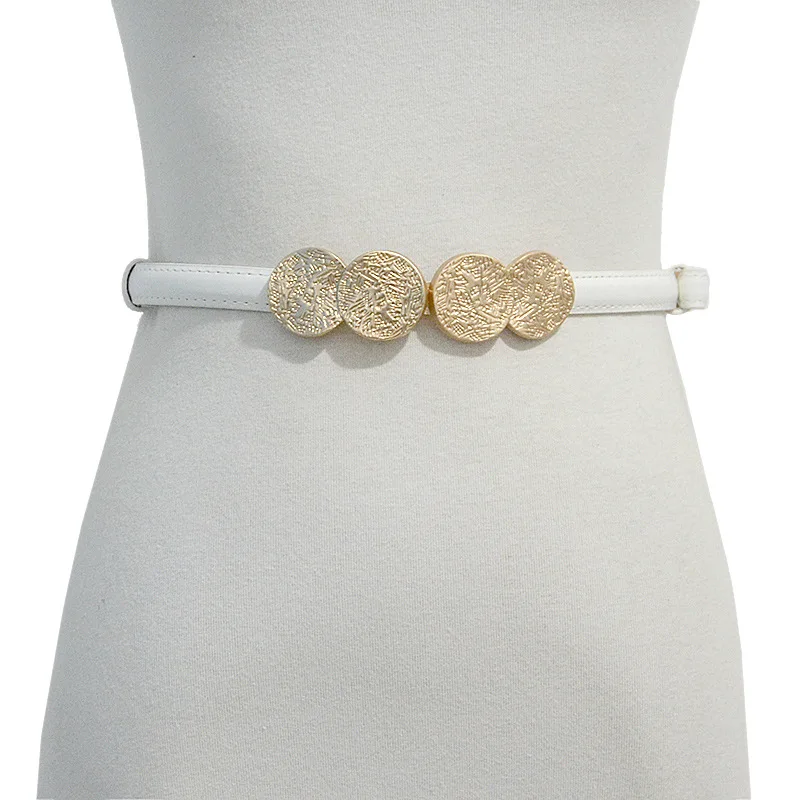 Новый женский Повседневный маленький ремень из искусственной кожи с двойной круглой пряжкой декоративный ремень
Новый женский Повседневный маленький ремень из искусственной кожи с двойной круглой пряжкой декоративный ремень