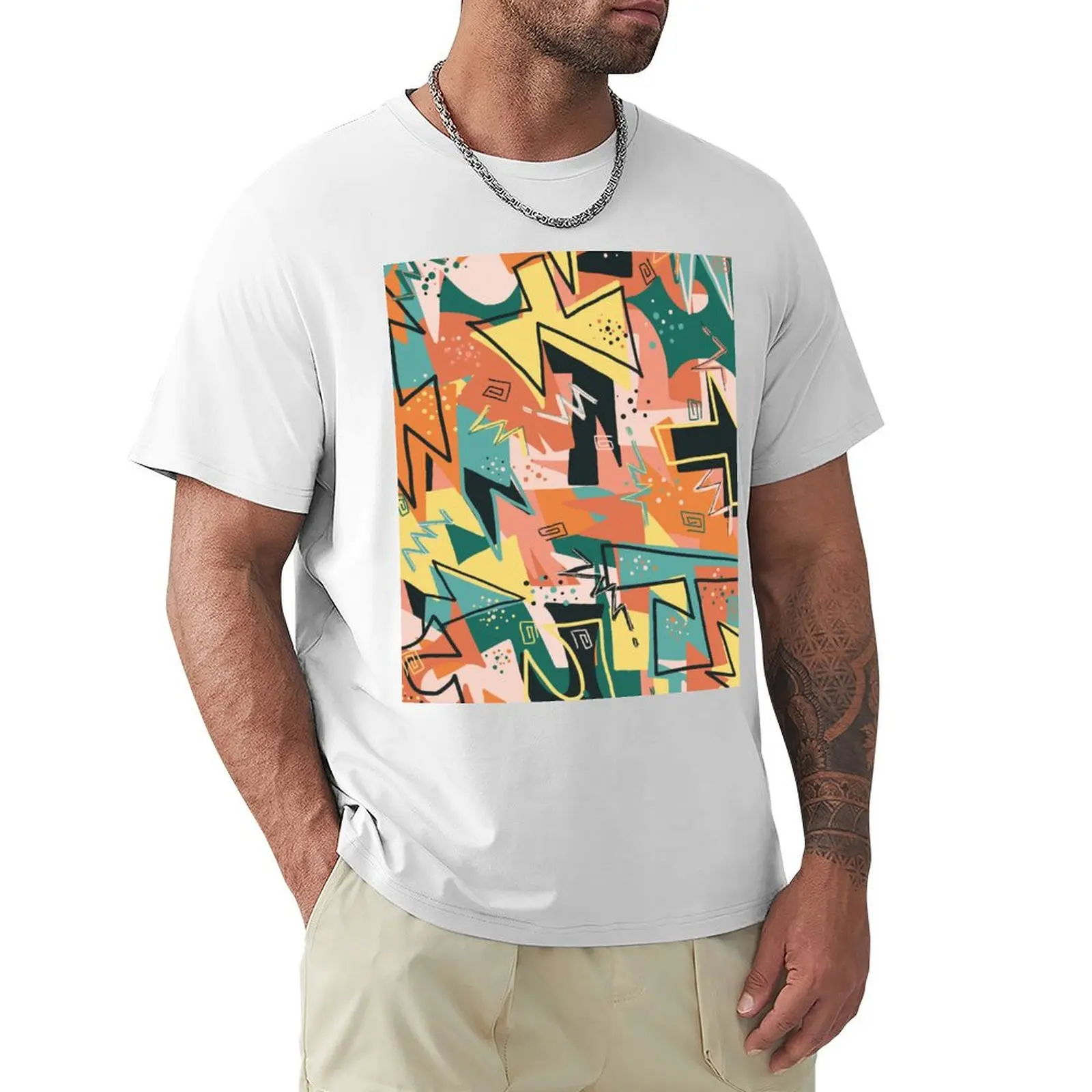 Graffiti Modern Pop Patterns T-shirt korean fashion customs design your own oversized t shirts for men
Graffiti Modern Pop Patterns T-shirt korean fashion customs design your own oversized t shirts for men