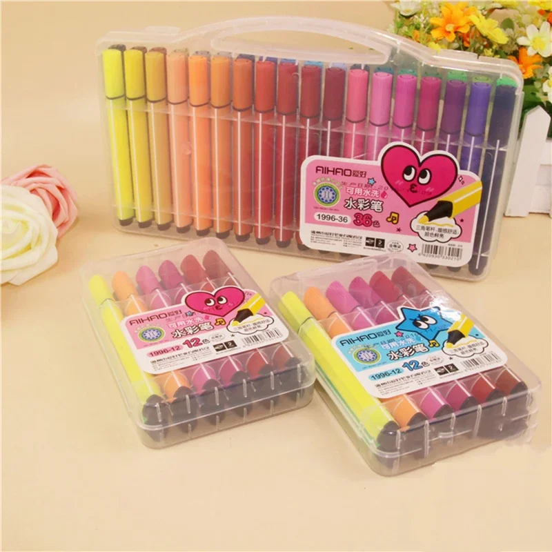 12/18/36 Colors Watercolor Pen Washable For Children Painting Drawing Art Marker Graffiti Pen School
12/18/36 Colors Watercolor Pen Washable For Children Painting Drawing Art Marker Graffiti Pen School