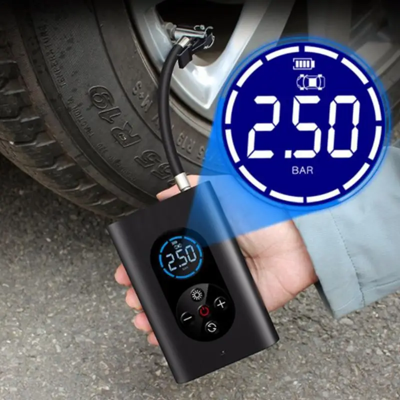 Car Electrical Air Pump Mini Portable Wireless Tire Inflatable Pump Inflator Air Compressor Pump For Car Motorcycle Bicycle Ball
Car Electrical Air Pump Mini Portable Wireless Tire Inflatable Pump Inflator Air Compressor Pump For Car Motorcycle Bicycle Ball