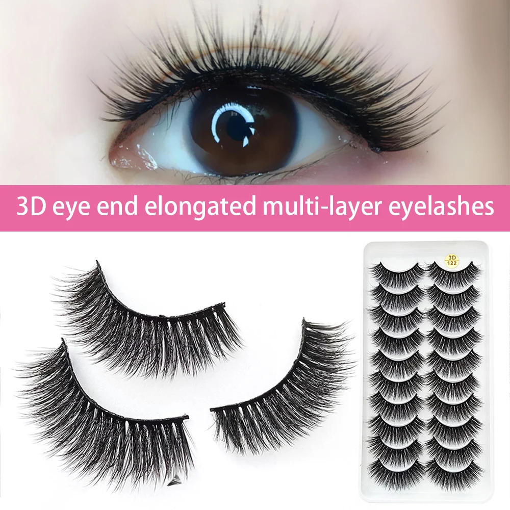 10 пар, Объемные Накладные ресницы
10 пар, Объемные Накладные ресницы