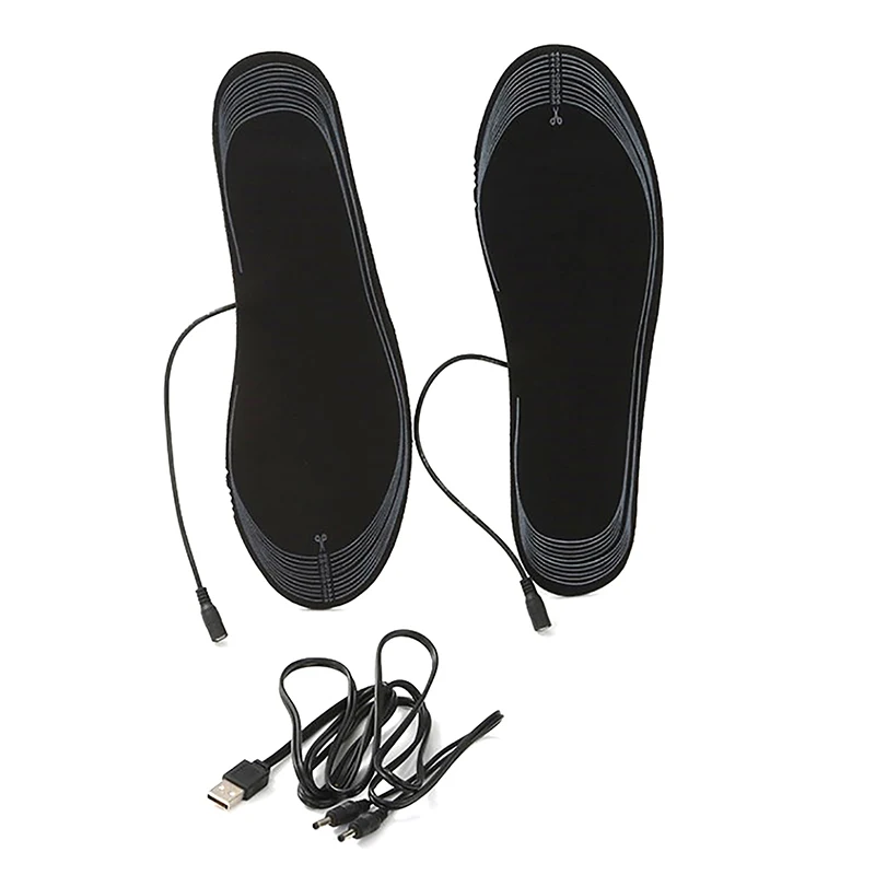 

1 Pair Winter USB Heated Shoe Insoles Electric Foot Warming Pad Feet Warmer Sock Pad Mat Outdoor Sport Riding Ski Heating Insole