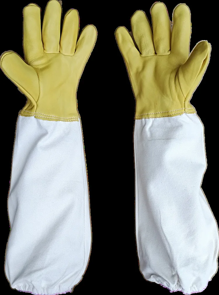 1Pair Beekeeping Gloves Sheepskin/Linen Glove Anti-bee Anti-sting Long Sleeves Ventilated Apiculture Beekeeper Bee Keeping Tool
1Pair Beekeeping Gloves Sheepskin/Linen Glove Anti-bee Anti-sting Long Sleeves Ventilated Apiculture Beekeeper Bee Keeping Tool