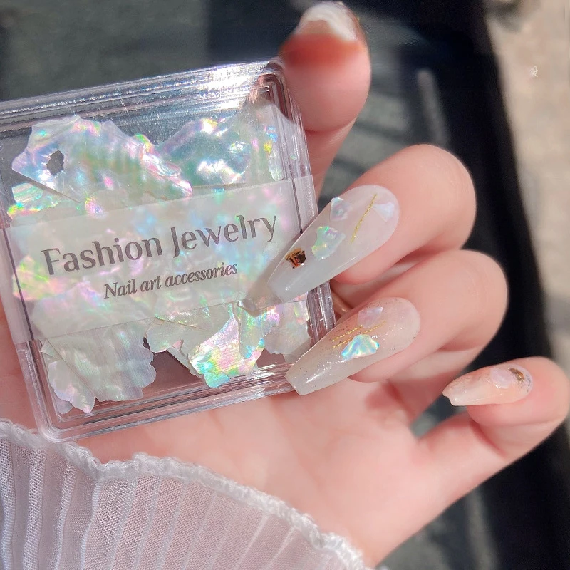 1Box Nail art Accessories Nail Irregular colored shell Seashell Slices Nail Art Decorations Accessories For Nail Tips Beauty
1Box Nail art Accessories Nail Irregular colored shell Seashell Slices Nail Art Decorations Accessories For Nail Tips Beauty