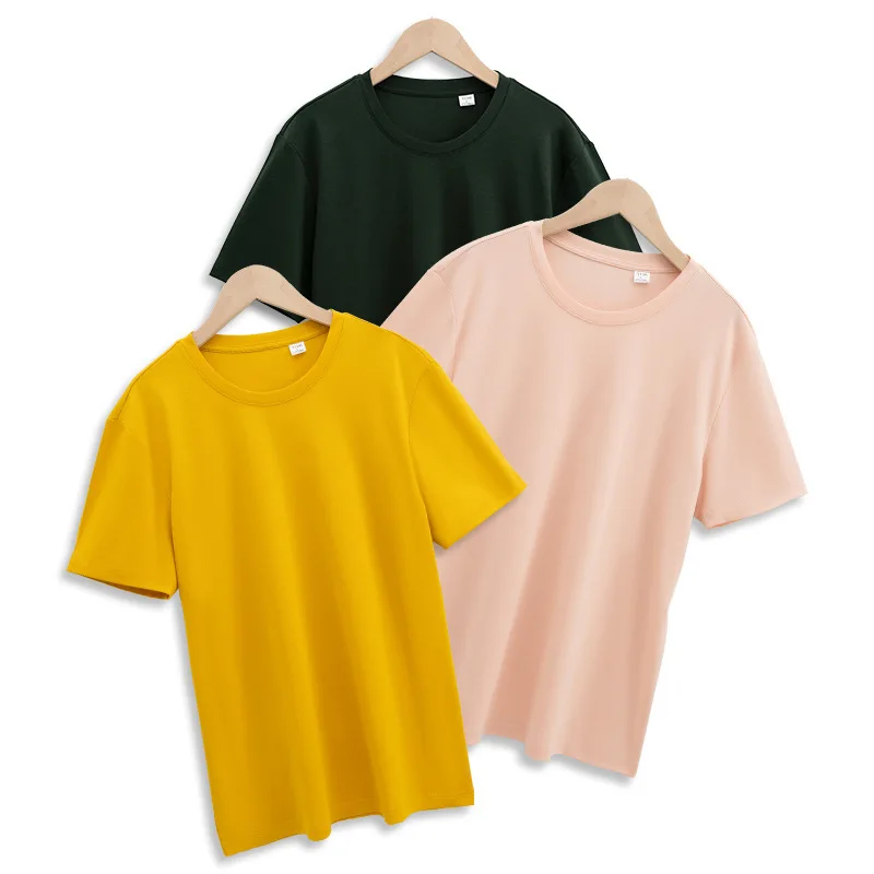 Double-sided Mercerized Cotton Short Sleeve T-shirt Men's Round Neck Cotton Short Sleeve T-shirt Men in A Variety of Colors
Double-sided Mercerized Cotton Short Sleeve T-shirt Men's Round Neck Cotton Short Sleeve T-shirt Men in A Variety of Colors