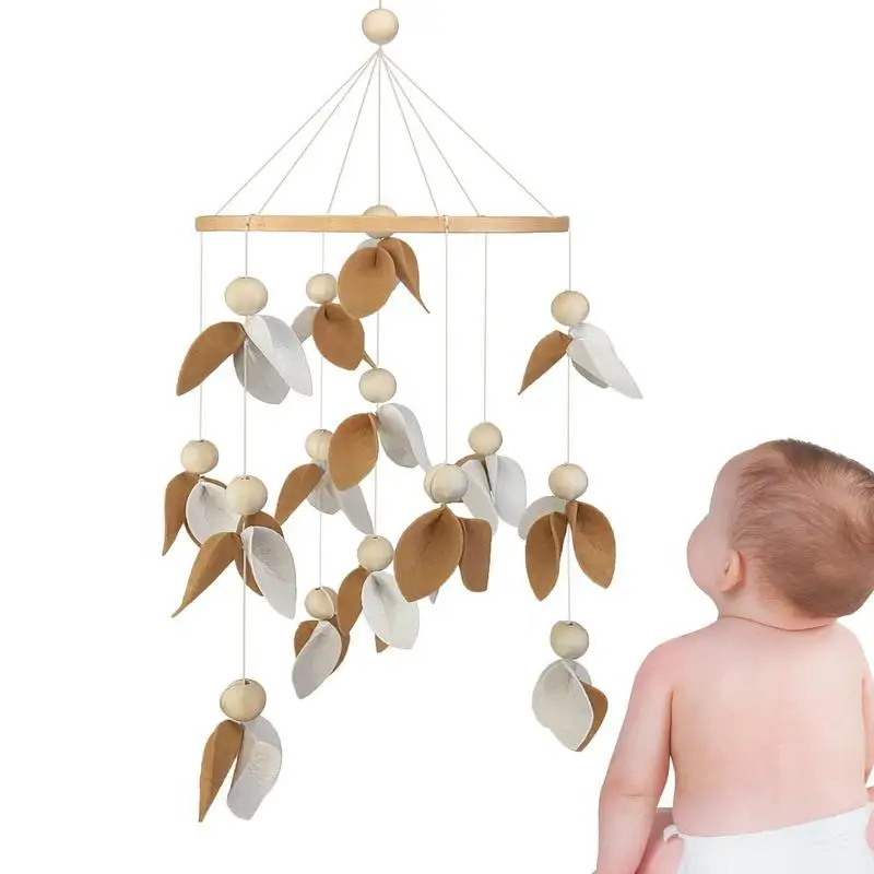 

Nursery Mobiles Crib Nursery Mobile For Boys Girls Rustic Forest Tree Leaf Decor No Holder Soft Hanging For Boys Girls Bedroom