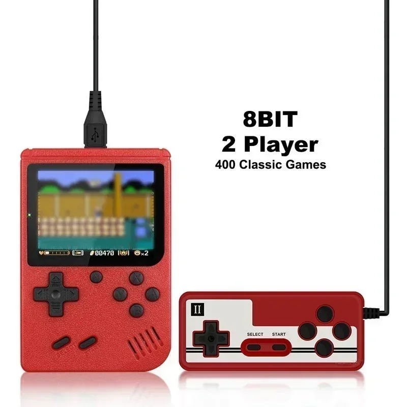 Retro Portable Mini Handheld Video Game Console 8-Bit 3.0 Inch Color LCD Kids Color Game Player Built-in 400 Games Retro Portable Mini Handheld Video Game Console 8-Bit 3.0 Inch Color LCD Kids Color Game Player Built-in 400 Games