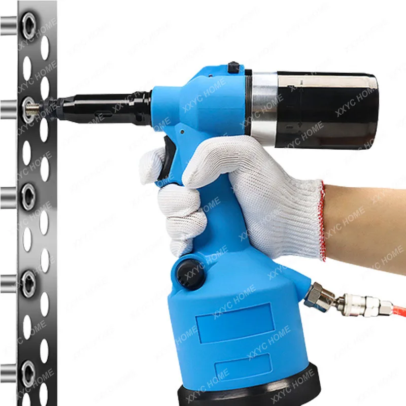

Portable Fully Automatic Pneumatic Riveting Nut Gun Hydraulic Pull Cap Gun For Stainless Steel Industrial Riveting Tools