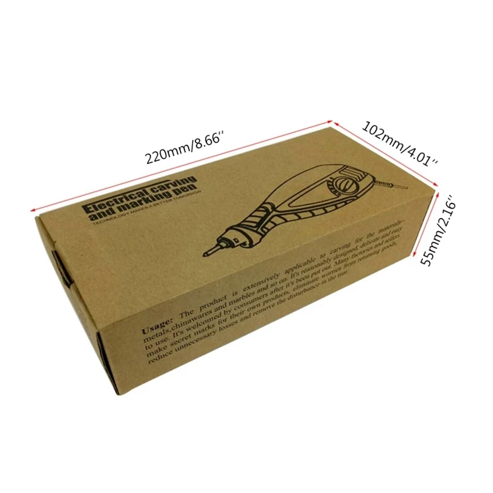 EU 220V 25W Electric Engraver Jewelry Carving Pen Metal Wood Engraving Lettering Pen For Chiseling Tips Glass Ceramics Stone
EU 220V 25W Electric Engraver Jewelry Carving Pen Metal Wood Engraving Lettering Pen For Chiseling Tips Glass Ceramics Stone