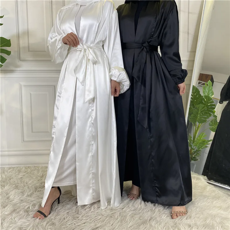 

Женское свободное платье-абайя, Дубайский кафтан, мусульманский кардиган, модное повседневное кимоно, халат, женский кафтан, Турецкая мусульманская одежда