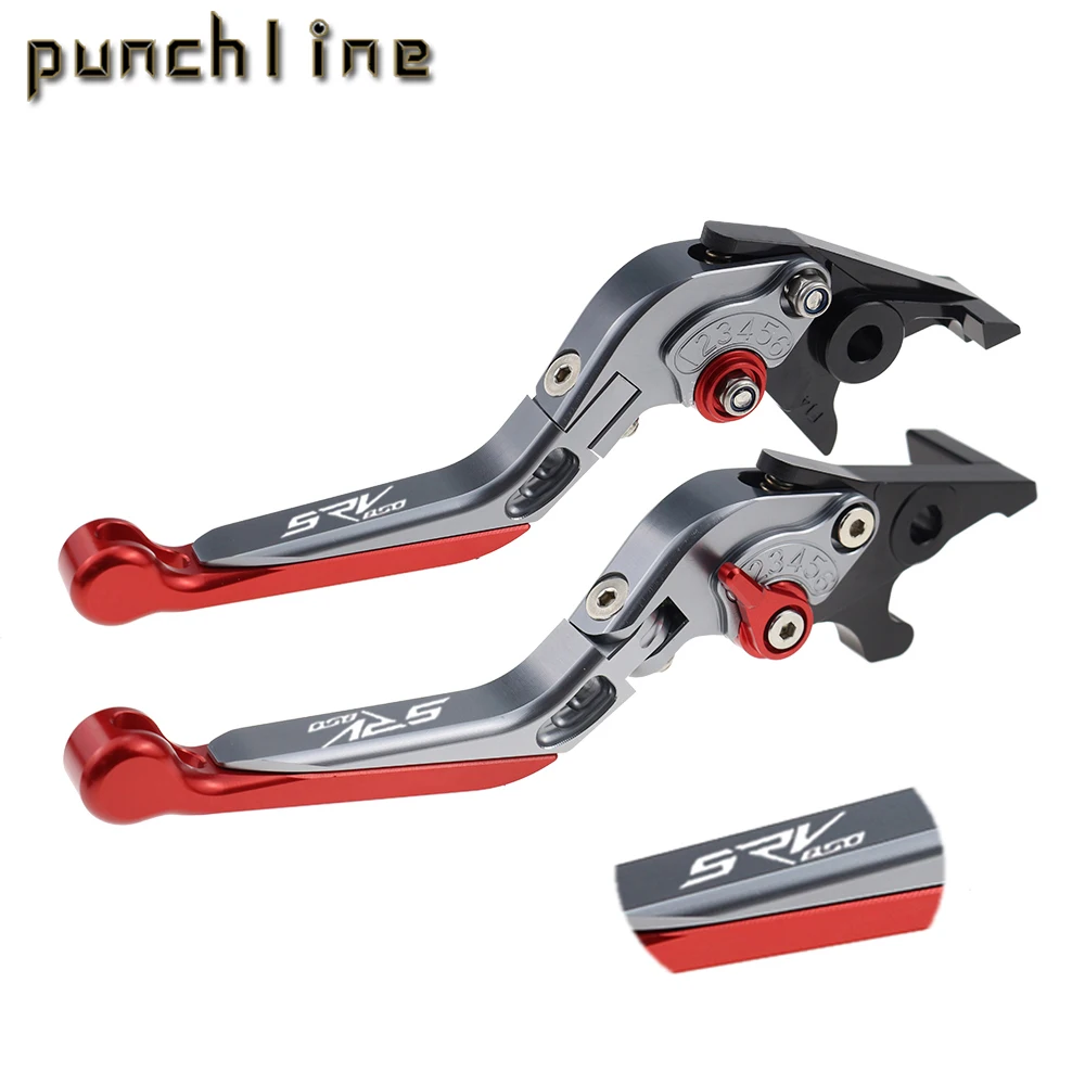 

Fit For SRV850 SRV 850 2012-2022 SR850 Motorcycle CNC Accessories Folding Extendable Brake Clutch Levers Adjustable Handle Set