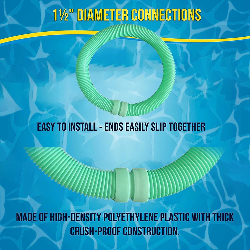 3.8cm Male And Female Cuff End Connecter Skimmer Hose Pool Durable Durable Hose Flexible Universal Vacuum Hose
3.8cm Male And Female Cuff End Connecter Skimmer Hose Pool Durable Durable Hose Flexible Universal Vacuum Hose