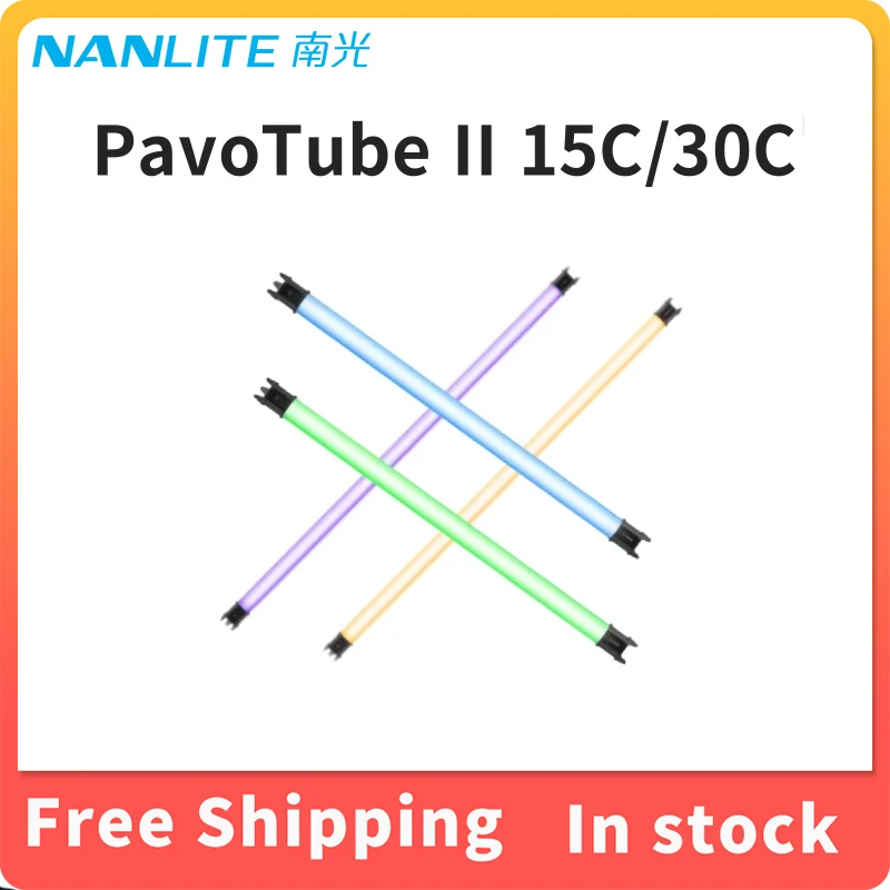 

Nanlite PavoTube II 15C / 30C RGB светодиодный Tube RGB с управлением через приложение для производства видео и фото в реальном времени DMX