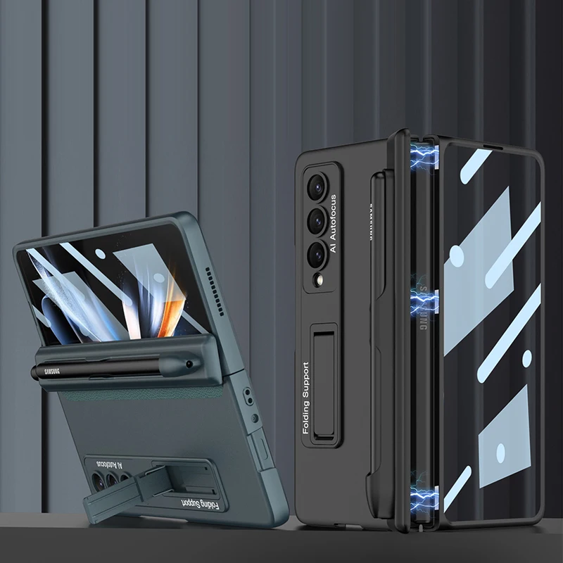 Чехол для Samsung Galaxy Z Fold 4 5G Fold4, защитный чехол для экрана, магнитный шарнир, защитный держатель для ручки, жесткий пластиковый чехол
Чехол для Samsung Galaxy Z Fold 4 5G Fold4, защитный чехол для экрана, магнитный шарнир, защитный держатель для ручки, жесткий пластиковый чехол