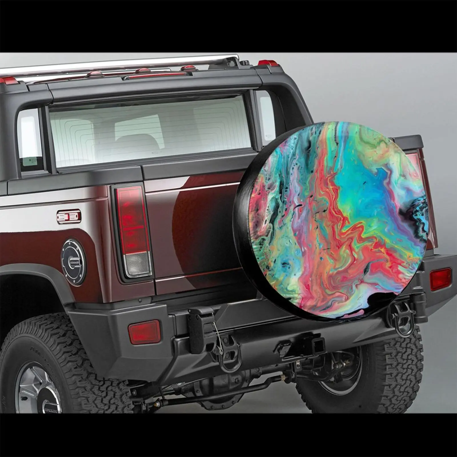 3d Print Custom Psychedelic Pattern Abstract Design Spare Tire Cover Diameters Car Accessories Wheel Hub Cap
3d Print Custom Psychedelic Pattern Abstract Design Spare Tire Cover Diameters Car Accessories Wheel Hub Cap