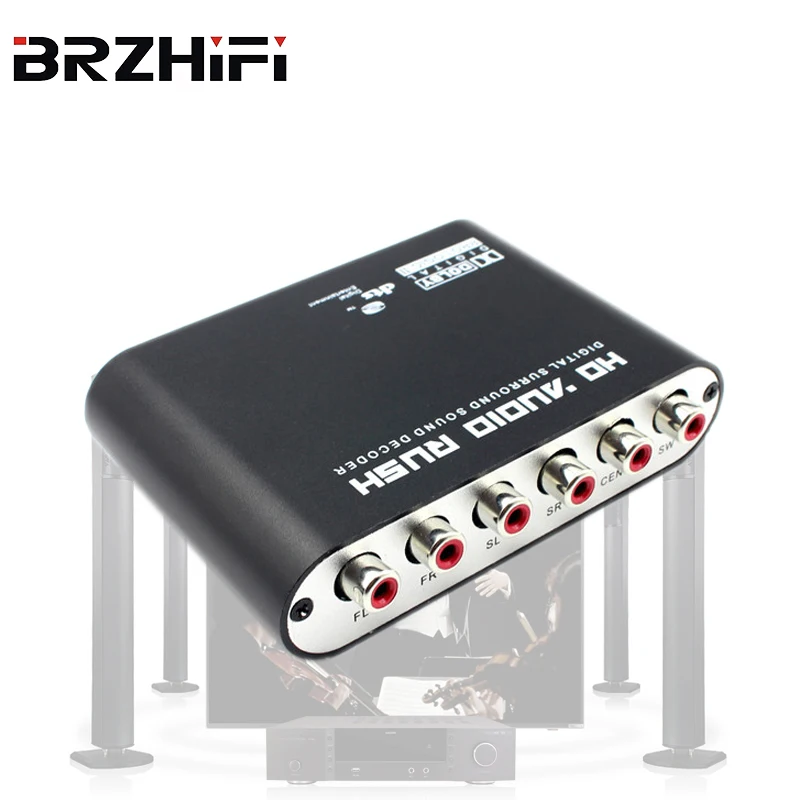 BREEZE Audio Decoder DT01 Optical Fiber + Coaxial to 5.1 Channel Audio Output DTS Dolby / AC-3 Volume DAC
BREEZE Audio Decoder DT01 Optical Fiber + Coaxial to 5.1 Channel Audio Output DTS Dolby / AC-3 Volume DAC