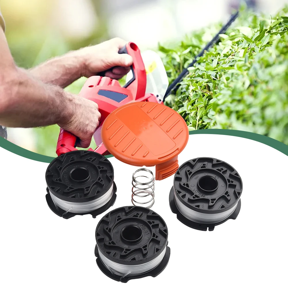Cap Spring Trimmer Line Home Garden Trimmer 3/6Pack AF-100 Eater Decker LST220 Line Spool NST1118 Replacement String
Cap Spring Trimmer Line Home Garden Trimmer 3/6Pack AF-100 Eater Decker LST220 Line Spool NST1118 Replacement String