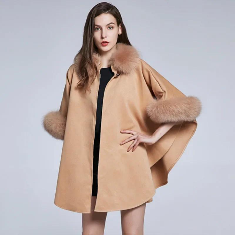 Autumn and Winter Cloak Woolen Coat Women's New Shawl Double-sided Woolen Coat Long Cashmere Coat
Autumn and Winter Cloak Woolen Coat Women's New Shawl Double-sided Woolen Coat Long Cashmere Coat