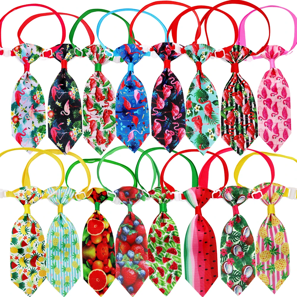 

50/100ps Dog Accessories Dog Bow Tie Summer Pet Supplies Small Dog Cat Bowties Neckties Dogs Ties Fashion Dog For Small Dogs