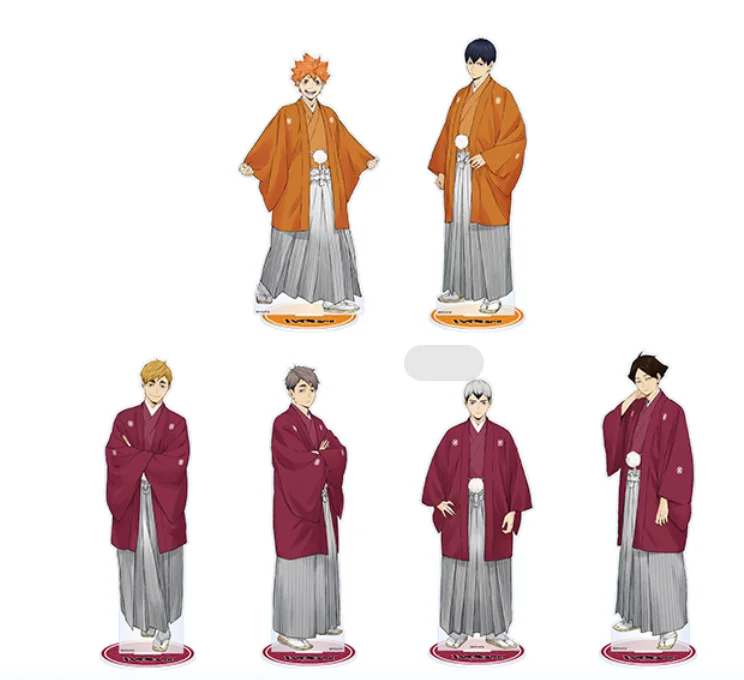 Аниме Haikyuu! Фигурка-подставка Hinata Shoyo Kuroo Tetsurou из акрила, детская коллекционная игрушка 1839
Аниме Haikyuu! Фигурка-подставка Hinata Shoyo Kuroo Tetsurou из акрила, детская коллекционная игрушка 1839