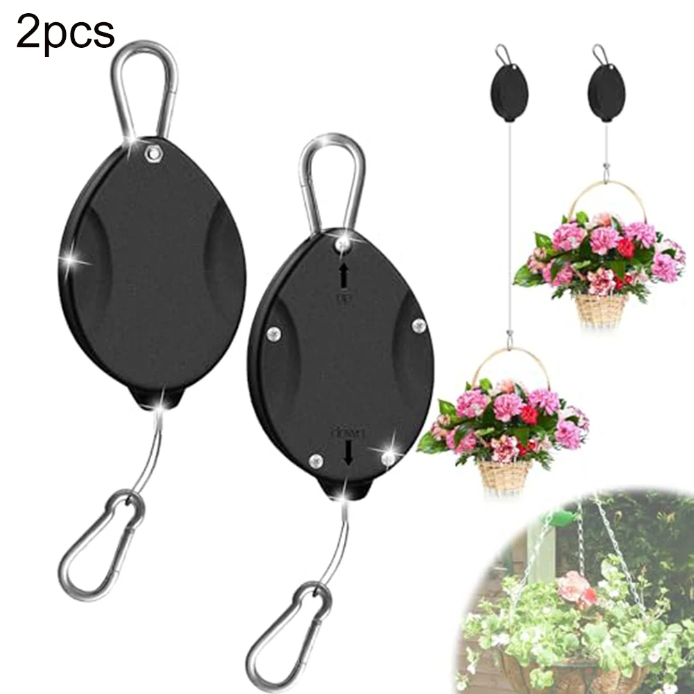 2PCS Plant Pulleys For Hanging Plants Auto Raise And Pull Down Adjustable Hook Retractable Pulley Pull Down Hanger Plants Flower
2PCS Plant Pulleys For Hanging Plants Auto Raise And Pull Down Adjustable Hook Retractable Pulley Pull Down Hanger Plants Flower