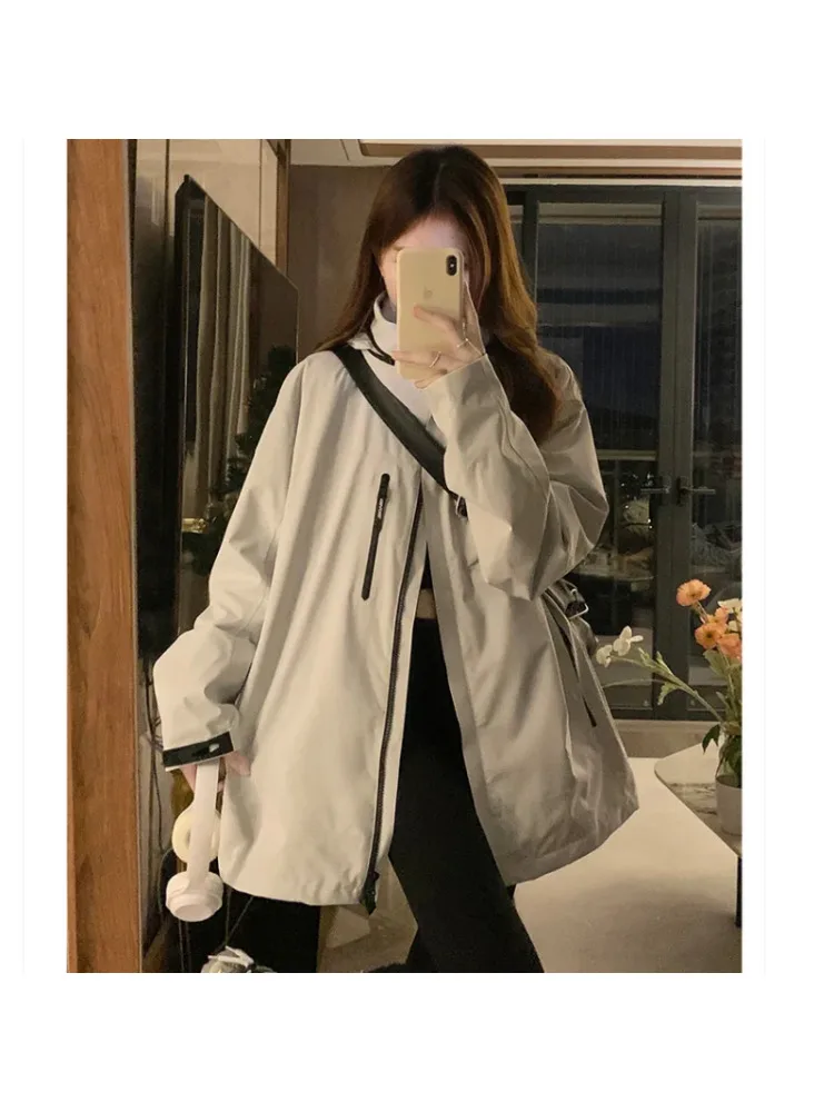 2024 New Women Clothing Grey Jacket Outerwear Stand Collar Korean Fashion Streetwear Y2K American Style Winter Female Black Coat
2024 New Women Clothing Grey Jacket Outerwear Stand Collar Korean Fashion Streetwear Y2K American Style Winter Female Black Coat