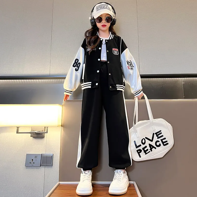 Junior Girls Clothing Set 2023 New Arrivals Autumn Fashion Cotton Kids Outfits High Quality Teenager School Baseball Tracksuits
Junior Girls Clothing Set 2023 New Arrivals Autumn Fashion Cotton Kids Outfits High Quality Teenager School Baseball Tracksuits