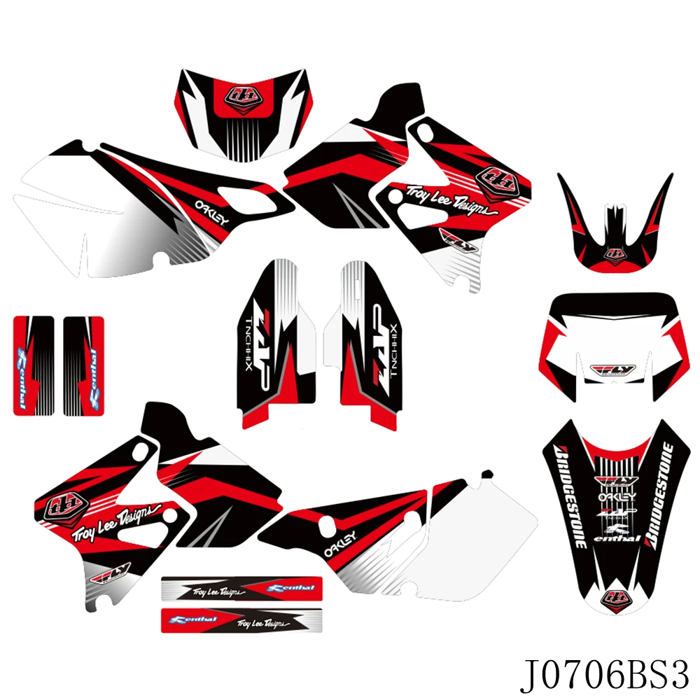 Full Graphics Decals Stickers Motorcycle Background Custom Number Name For SUZUKI DRZ400 SM S E DRZ 400 2000-2020 | Автомобили и