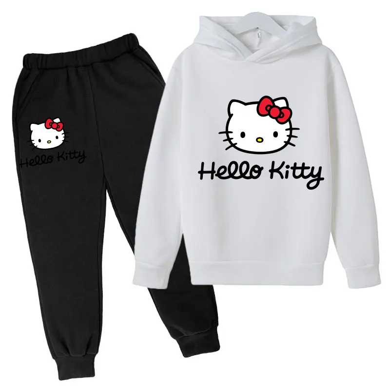 hello kitty Hoodies Sets boys outfit set Kids Clothes Girls Clothing Tops Pants Suits 4-14 Years Old ports Suits Hoodies Sweater
hello kitty Hoodies Sets boys outfit set Kids Clothes Girls Clothing Tops Pants Suits 4-14 Years Old ports Suits Hoodies Sweater