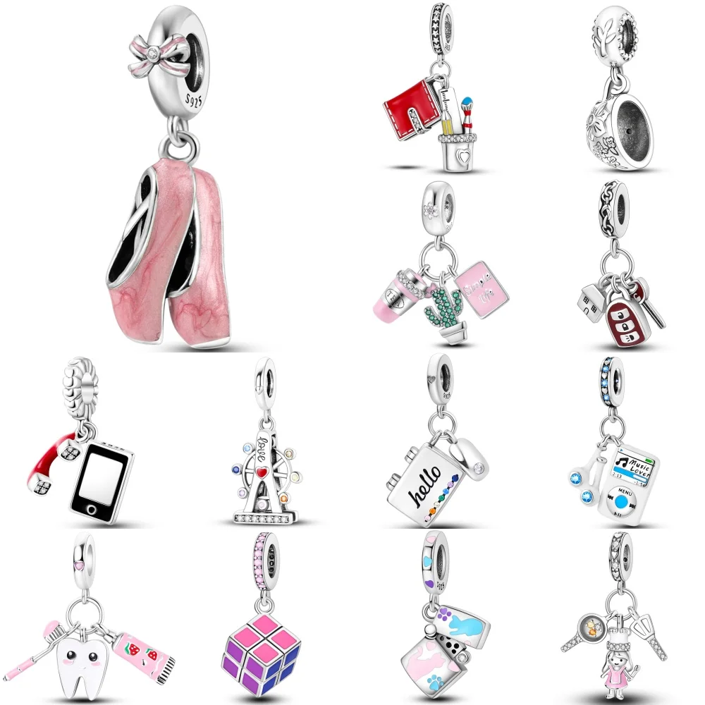 925 Sterling Silver Tea Cup Articles For Daily Use Series Charms Beads Pendant Fit Original Pandora Bracelets DIY Jewelry Gift
925 Sterling Silver Tea Cup Articles For Daily Use Series Charms Beads Pendant Fit Original Pandora Bracelets DIY Jewelry Gift