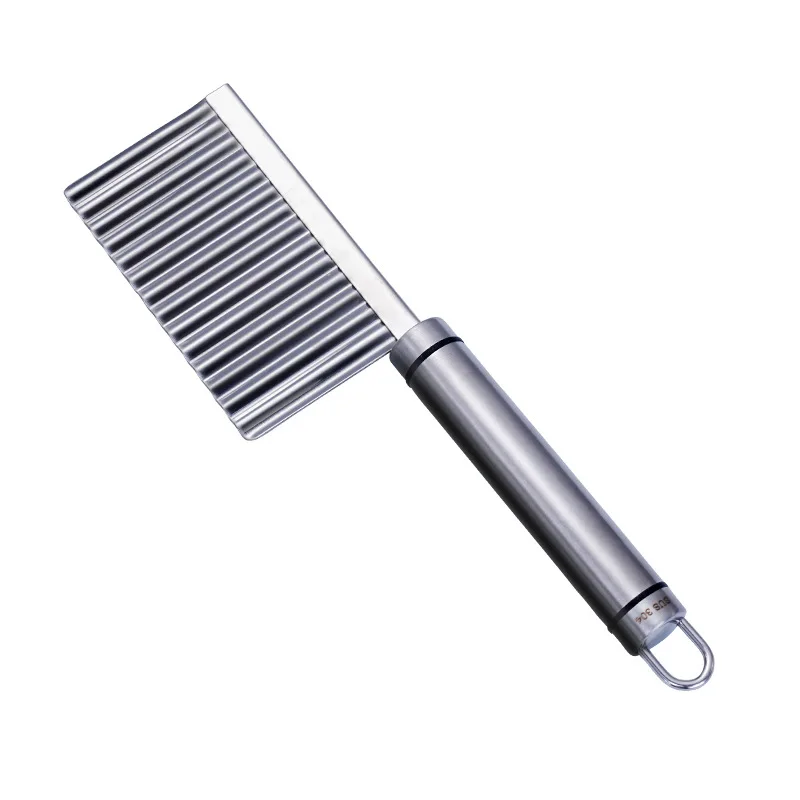 304 Stainless Steel Potato Cutter Wave Knife Multifunctional Potato Slicer Kitchen Tools Multifunctional French Fries Wave Knife
304 Stainless Steel Potato Cutter Wave Knife Multifunctional Potato Slicer Kitchen Tools Multifunctional French Fries Wave Knife